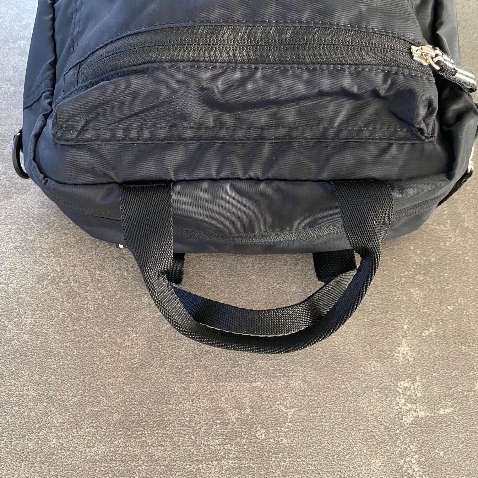 極美品】アニエスベー アンファン 2way キッズ ロゴ通園ショルダー 