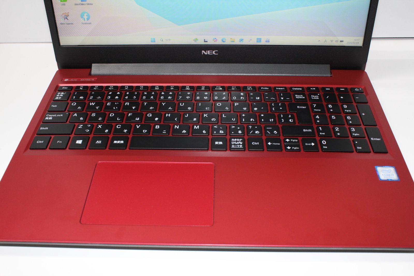 中古ノートPC】NEC〈LAVIE NS700/RAR〉Intel Core i7/SSD256GB+HDD1TB