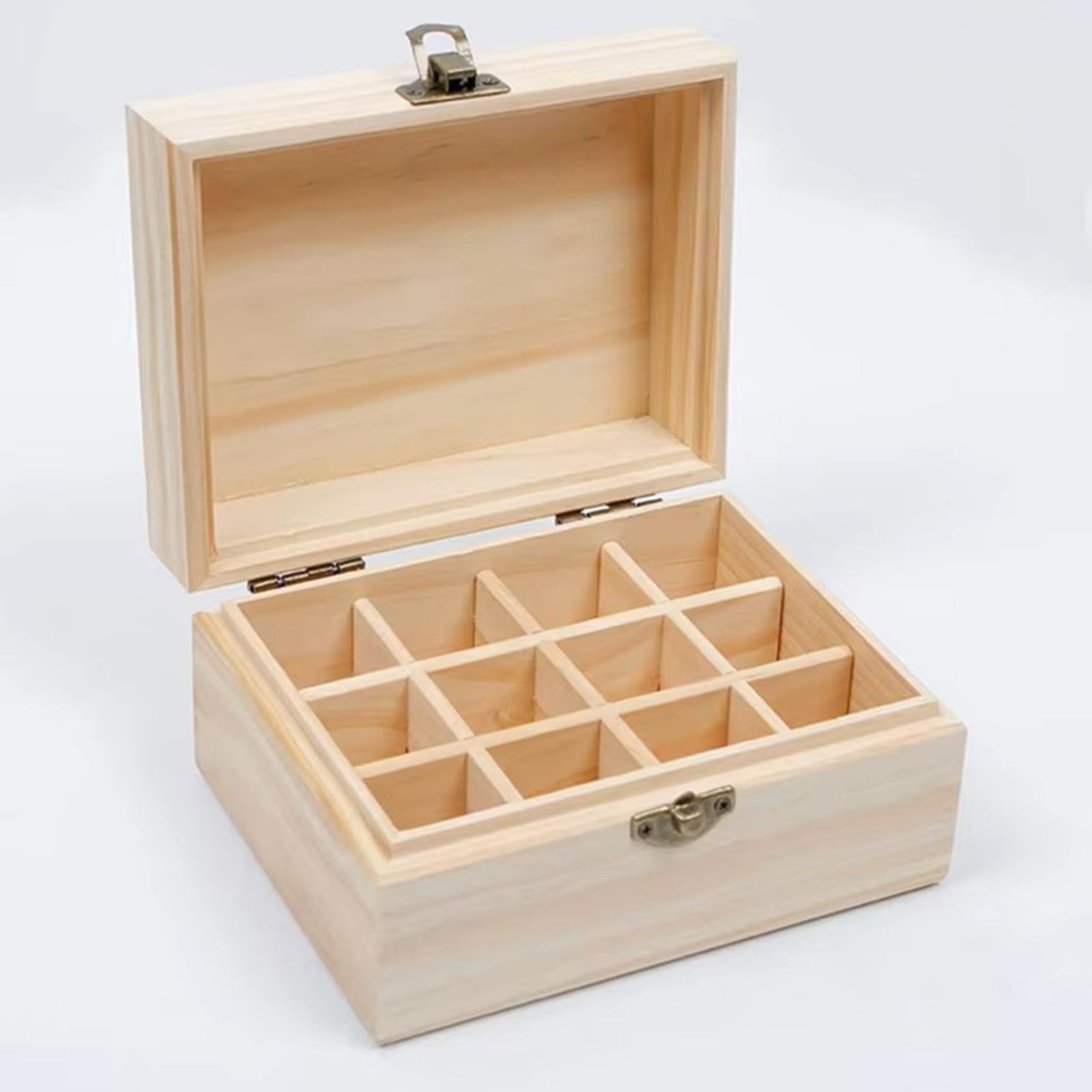 25本収納) 香水 容器 瓶 精油 木箱 収納ボックス アロマオイル 木製