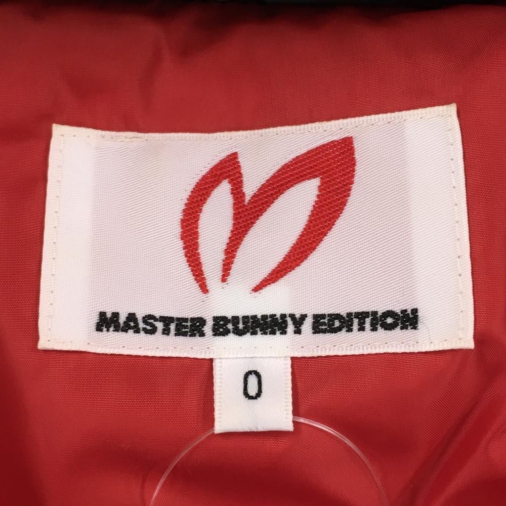 美品】マスターバニー フード付ダウンジャケット 黒 内側レッド ダウン