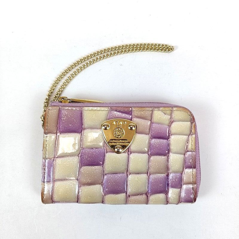 ATAO アタオ ベル Bell キーケース ミニ財布 ロージーラベンダー