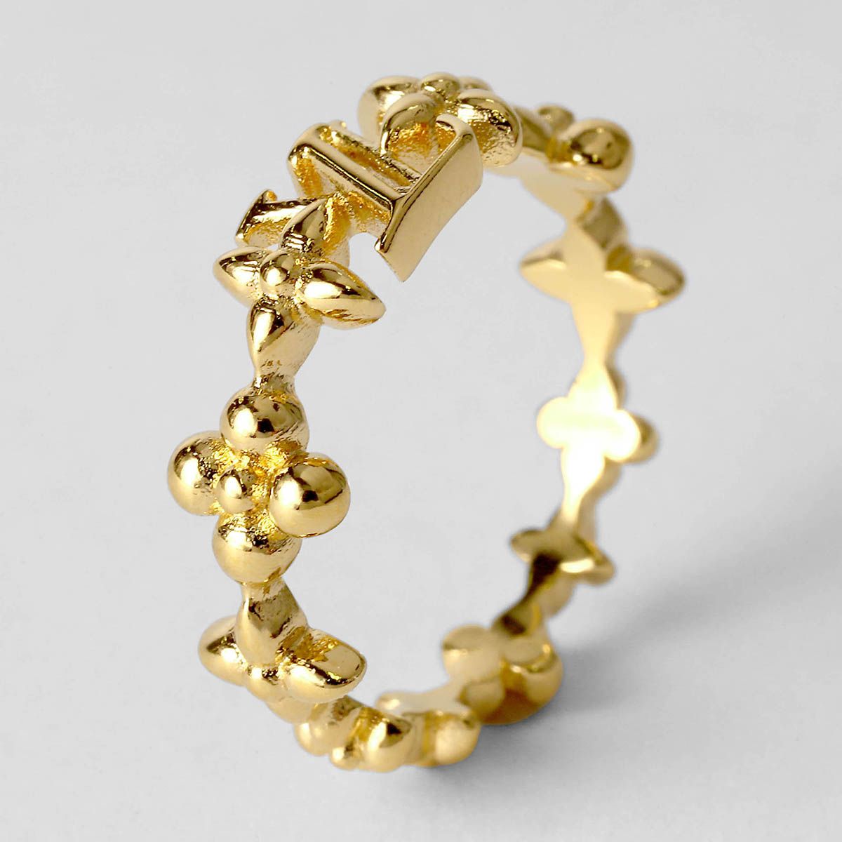 新品 ルイヴィトン Louis Vuitton リング リング・LV アイコニック XS