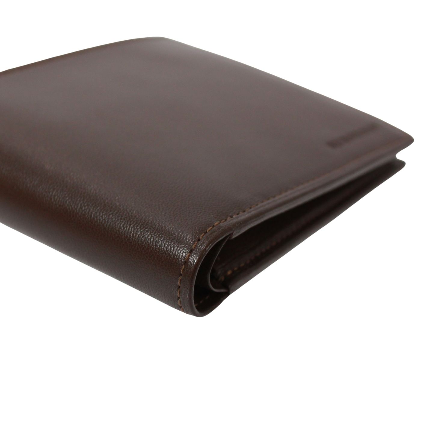 BURBERRY バーバリー 二つ折り財布 レザー ブラウン【中古】 メンズ