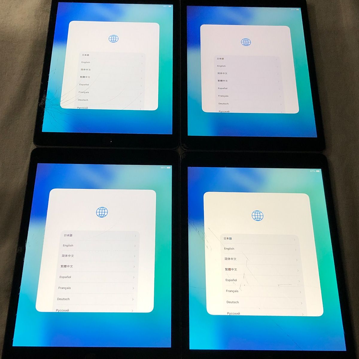 iPad 第9世代 A2602 ジャンク ◇ジャンク品・本体のみ◇【4点セット】Apple iPad 第9世代 Wi-Fi 64GB