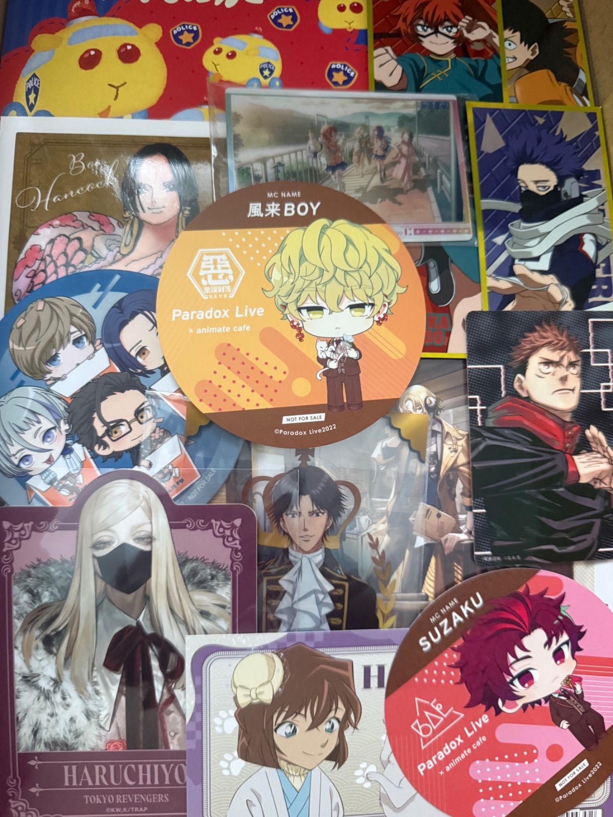 紙類 アニメ ゲーム まとめ売り 大量 コースター ポストカード カード