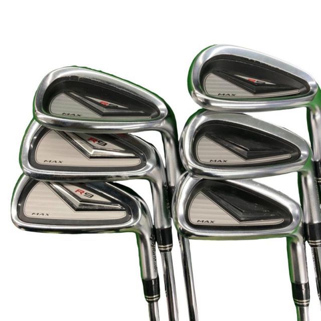 中古】 テーラーメイド R9 MAX 6S アイアンセット IR Dynamic Gold