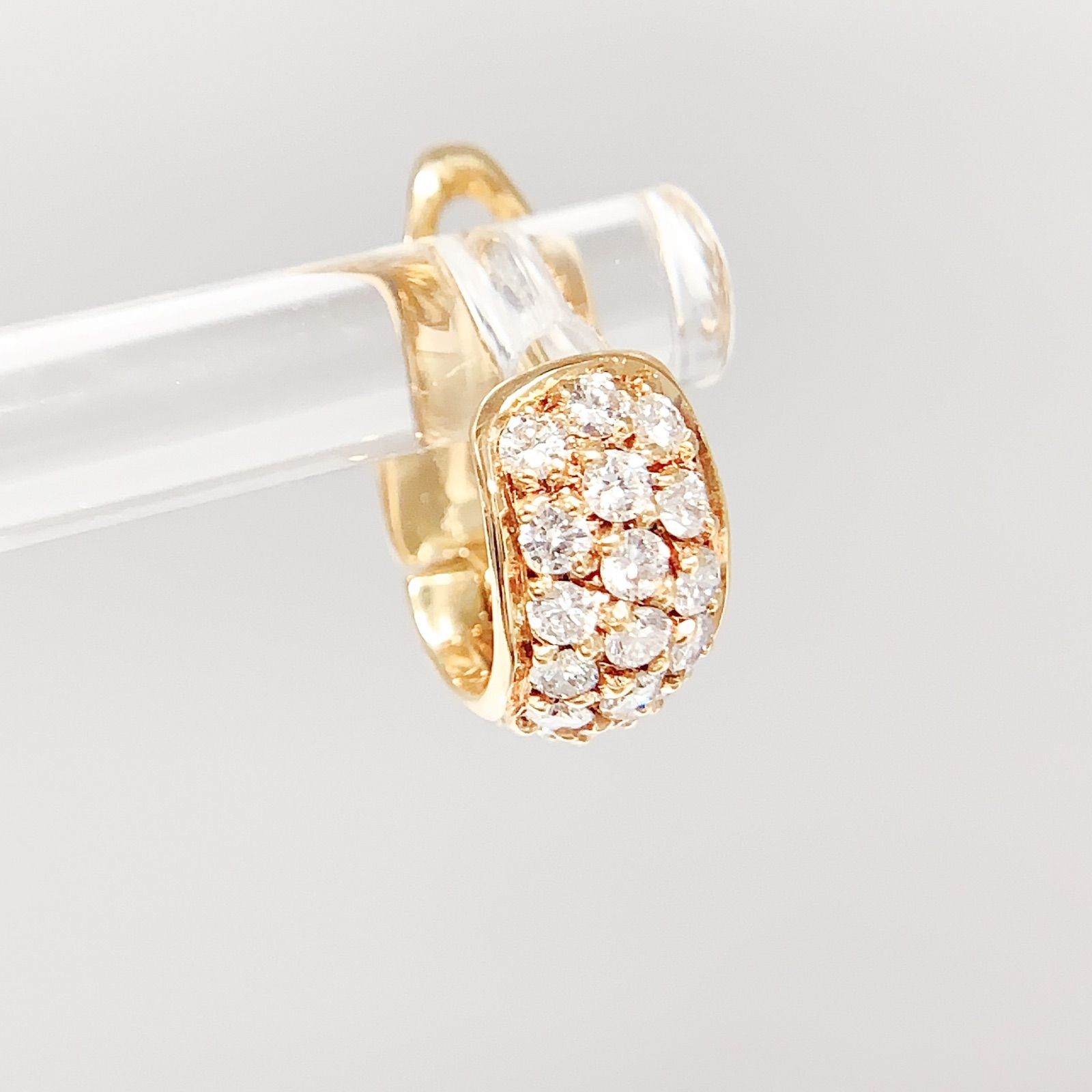 中古】シャネル CHANEL K18YG パヴェ ダイヤモンド ピアス 片耳 - メルカリ