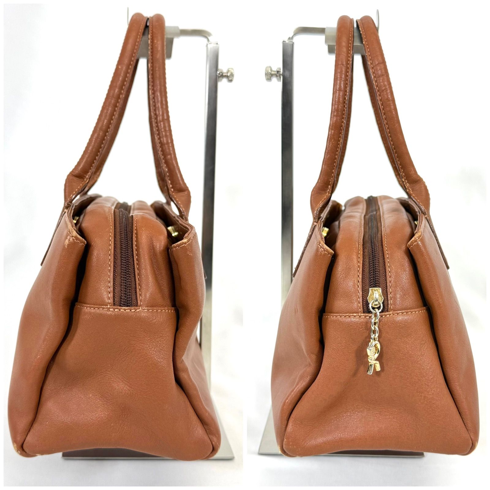 人気】ROBERTA DI CAMERINO ロベルタ ディ カメリーノ レザー Rロゴ