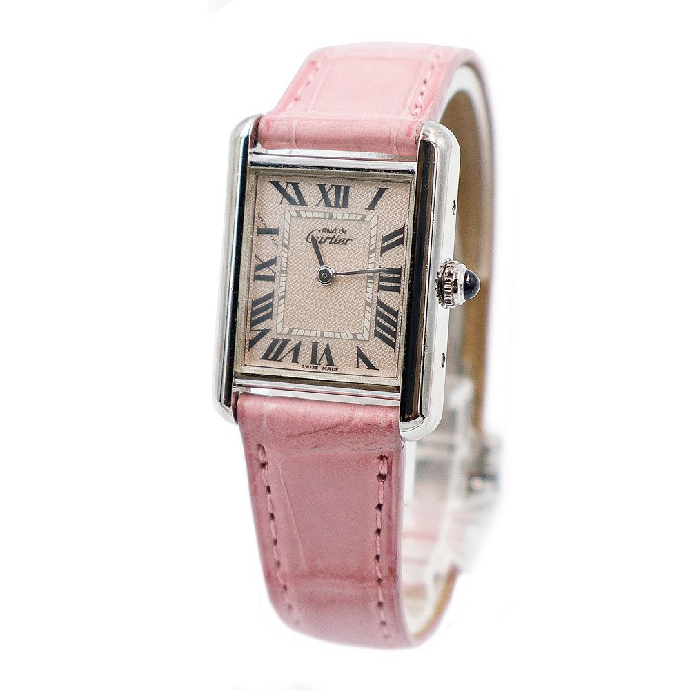 カルティエ W1016130 タンクマスト ドゥ MUST DE クオーツ SV925