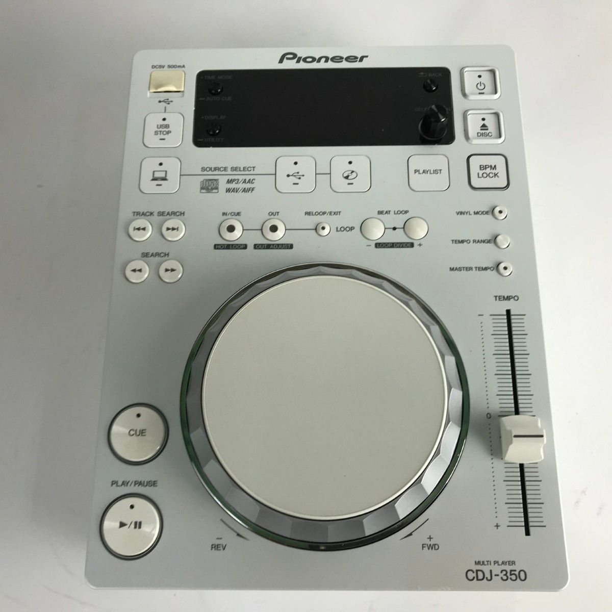 □□Pioneer パイオニア DJ用CDプレーヤー CDJ-350 ホワイト 動作品