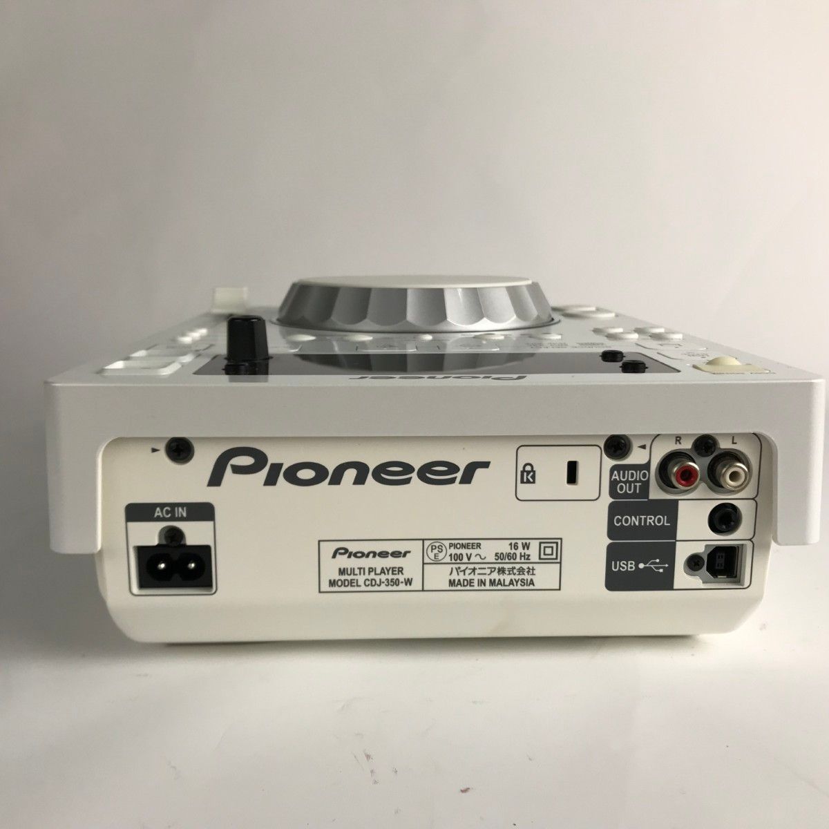 □□Pioneer パイオニア DJ用CDプレーヤー CDJ-350 ホワイト 動作品