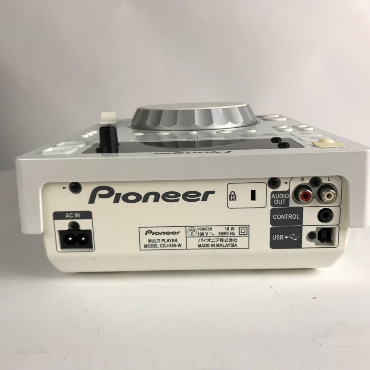 □□Pioneer パイオニア DJ用CDプレーヤー CDJ-350 ホワイト 動作品