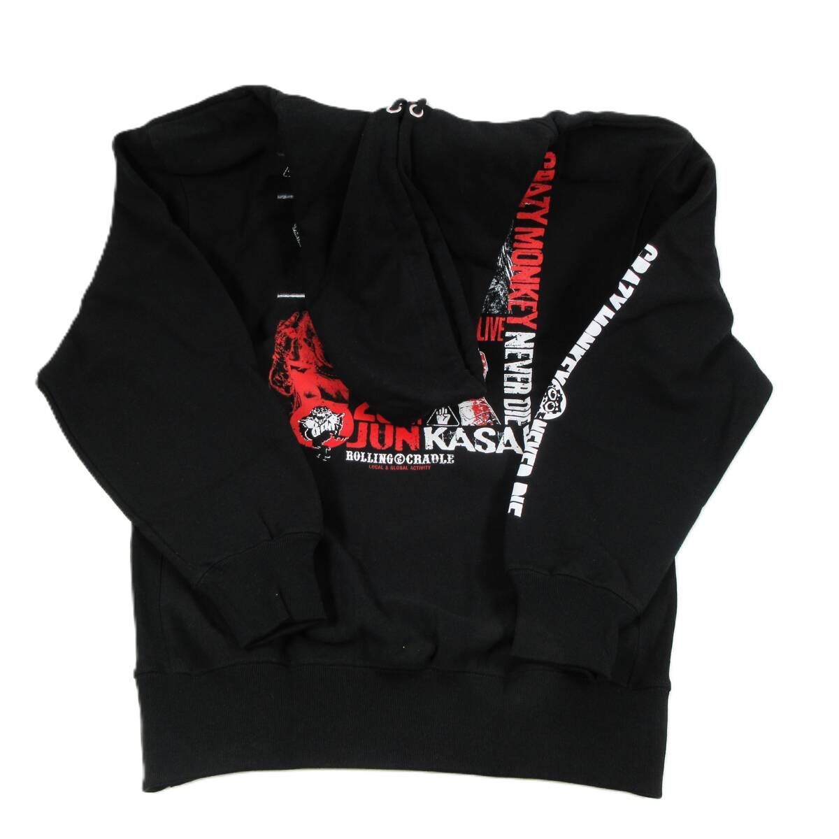 新品】HOODIE BLACK XLサイズ / ROLLING CRADLE ロリクレ x 葛西純