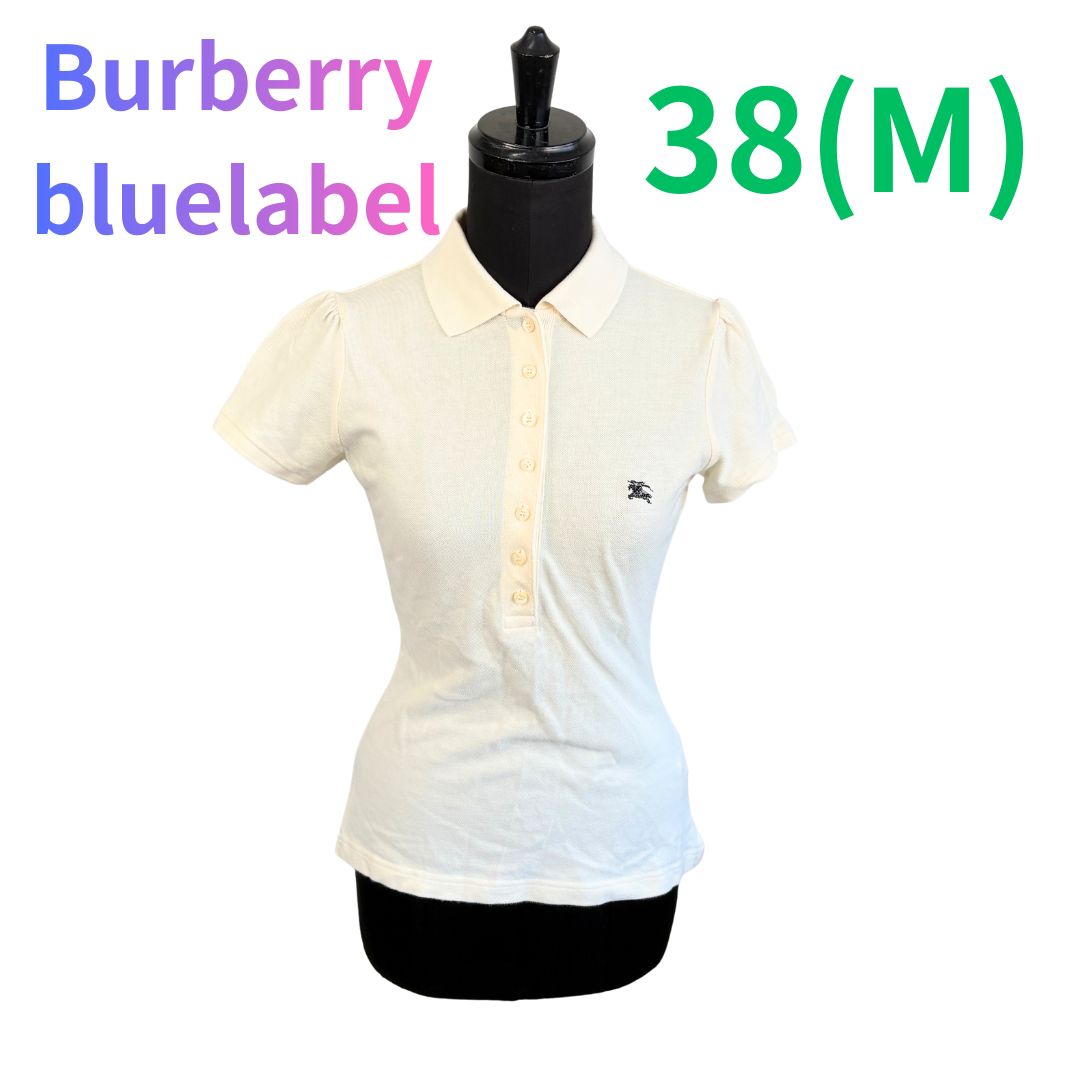 Burberry blue label 半袖ポロシャツ 38(M) - メルカリ