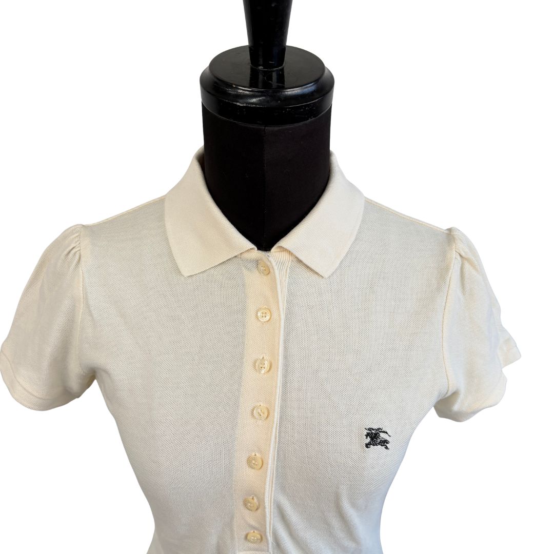 ❇️バーバリーブルーレーベル❇️新品タグつき　半袖ポロシャツ　ラベンダー38 ❇️バーバリーブルーレーベル❇️新品タグつき 半袖ポロシャツ