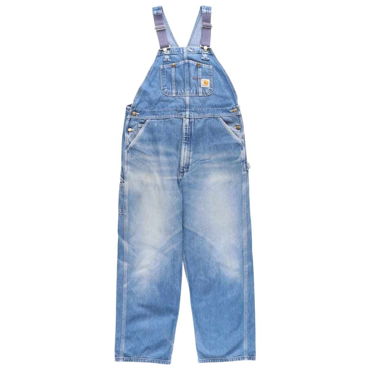 古着 ビッグサイズ カーハート Carhartt デニムオーバーオール メンズ