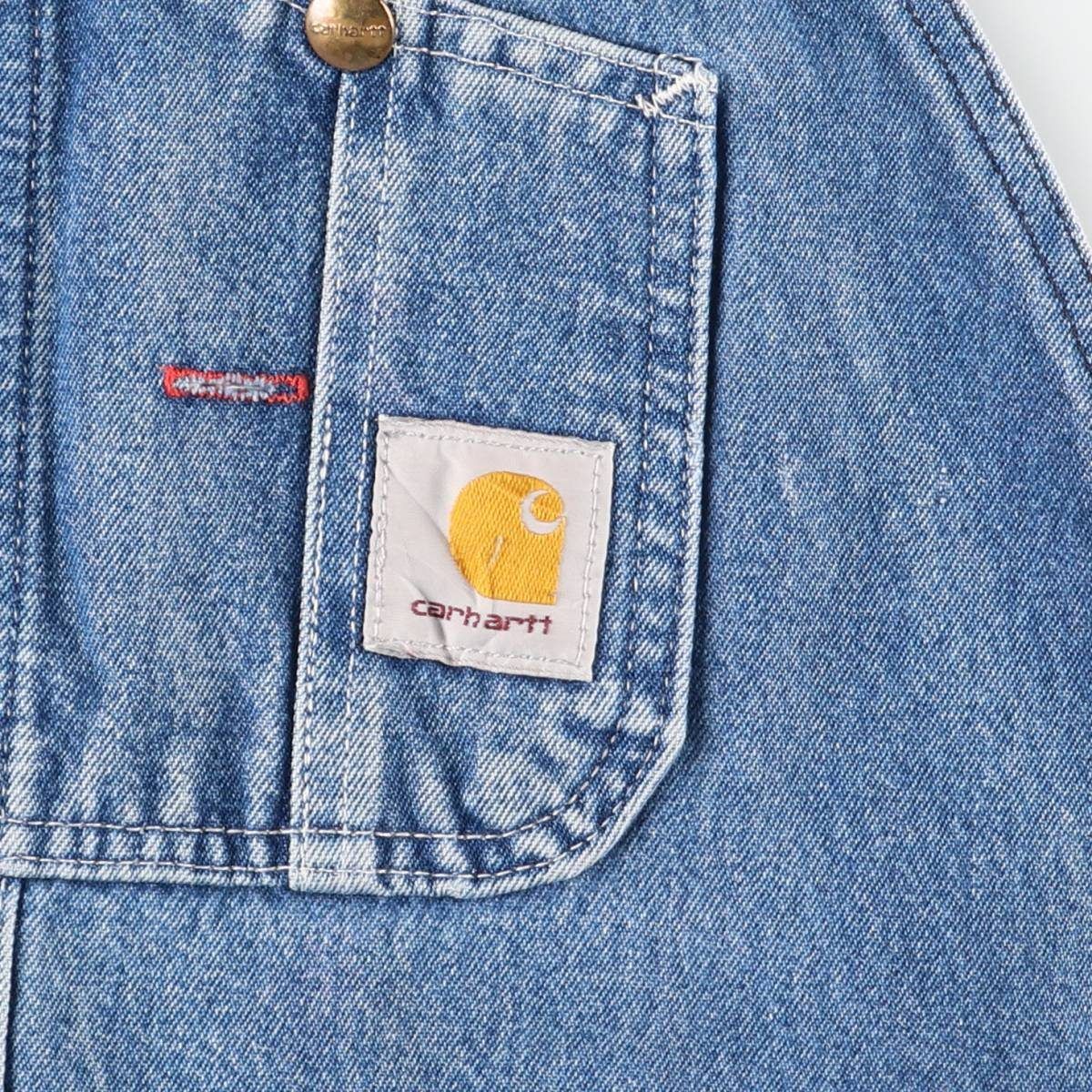 古着 ビッグサイズ カーハート Carhartt デニムオーバーオール メンズ