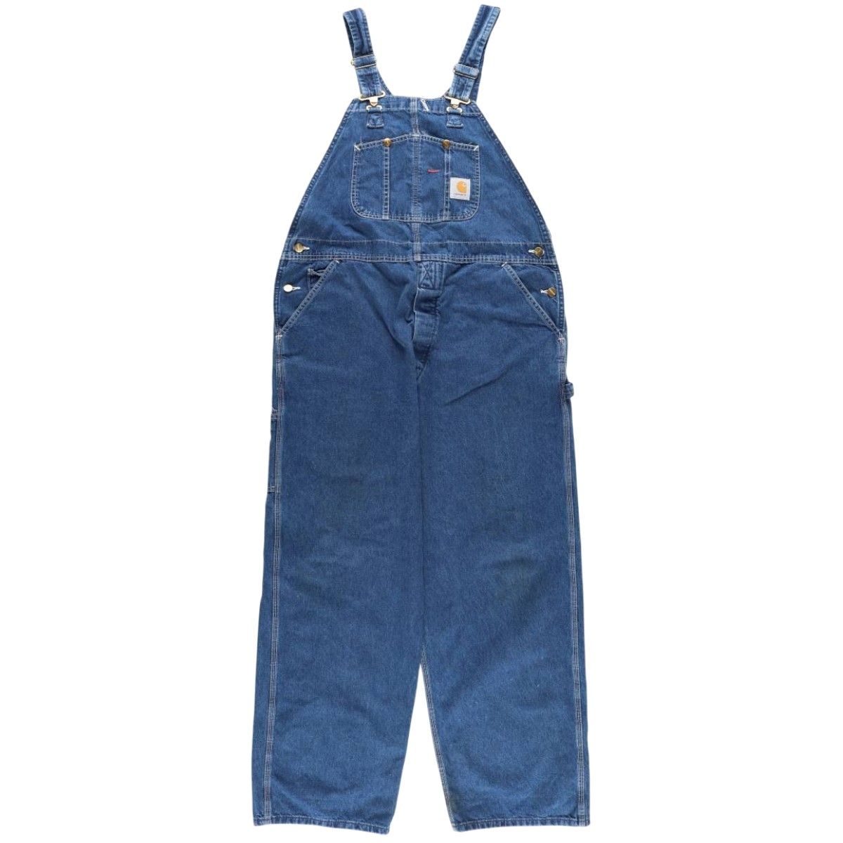 古着 00年代 カーハート Carhartt ビッグサイズ デニムオーバーオール