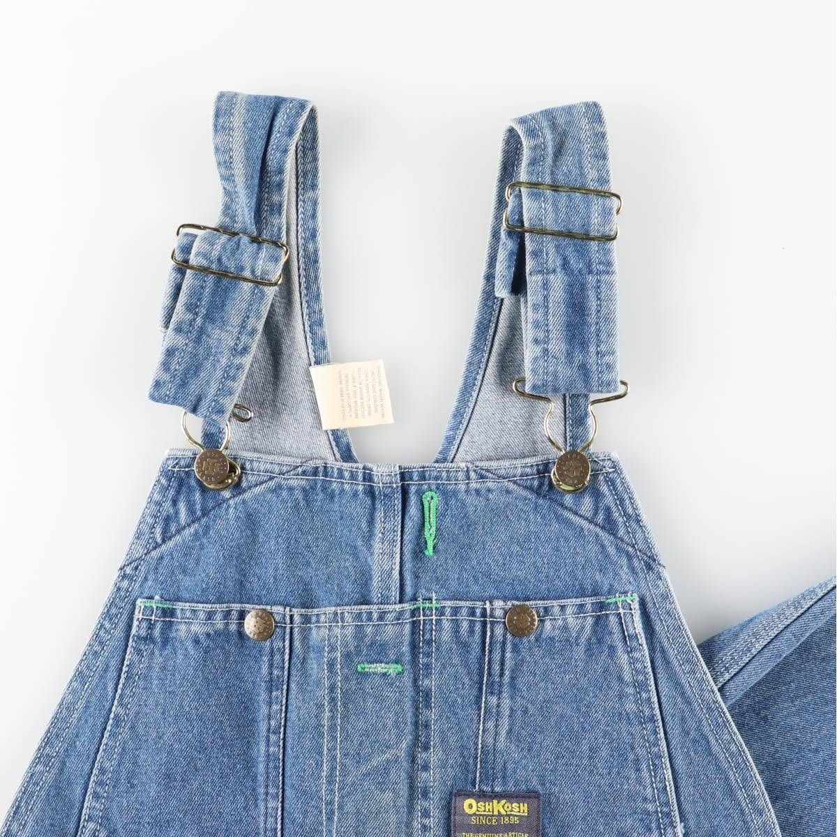 【今日ご購入の方限定で割引きします】OSH KOSH デニムオーバーオール 古着 オシュコシュ Osh kosh デニムオーバーオール メンズw34相当