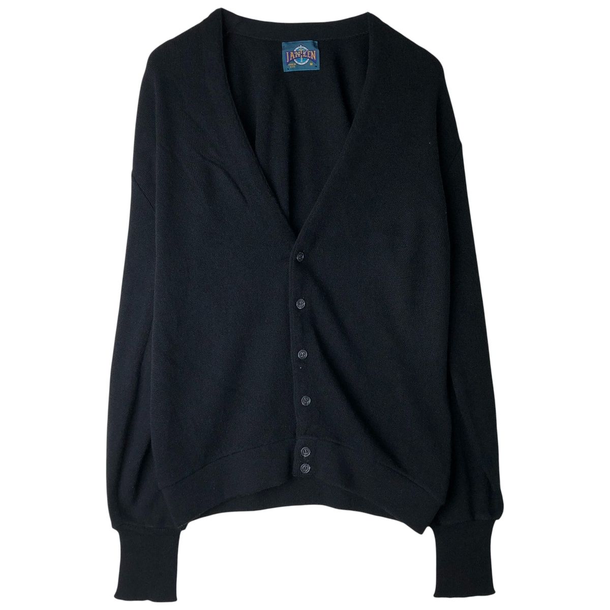 古着 80年代 ジャンセン Jantzen アクリルニットカーディガン USA製