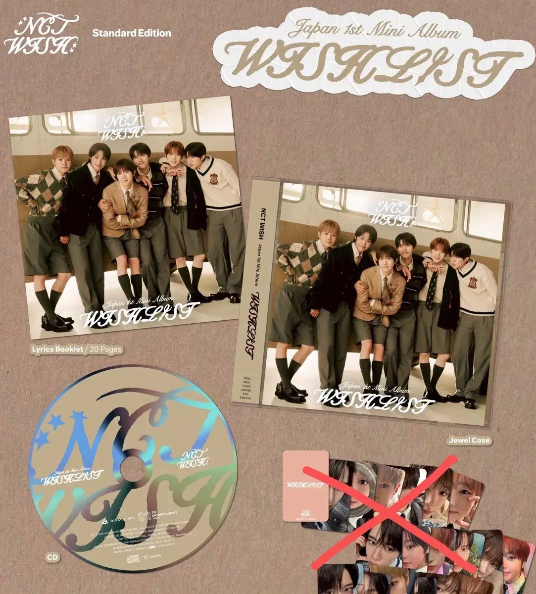NCT WISH CD 8枚セット 未開封 シリアル付き NCT WISH WISHFULアルバム