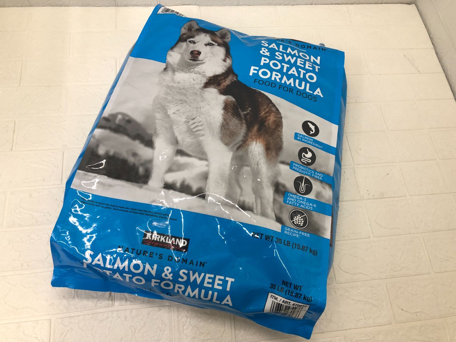 A）コストコ カークランド 成犬・子犬用 ドッグフード サーモン ポテト