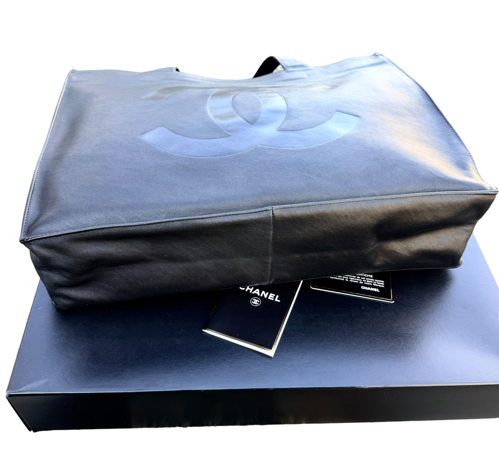 超美品◇シャネルCHANEL両面デカココマークヴィンテージスーパーモデル