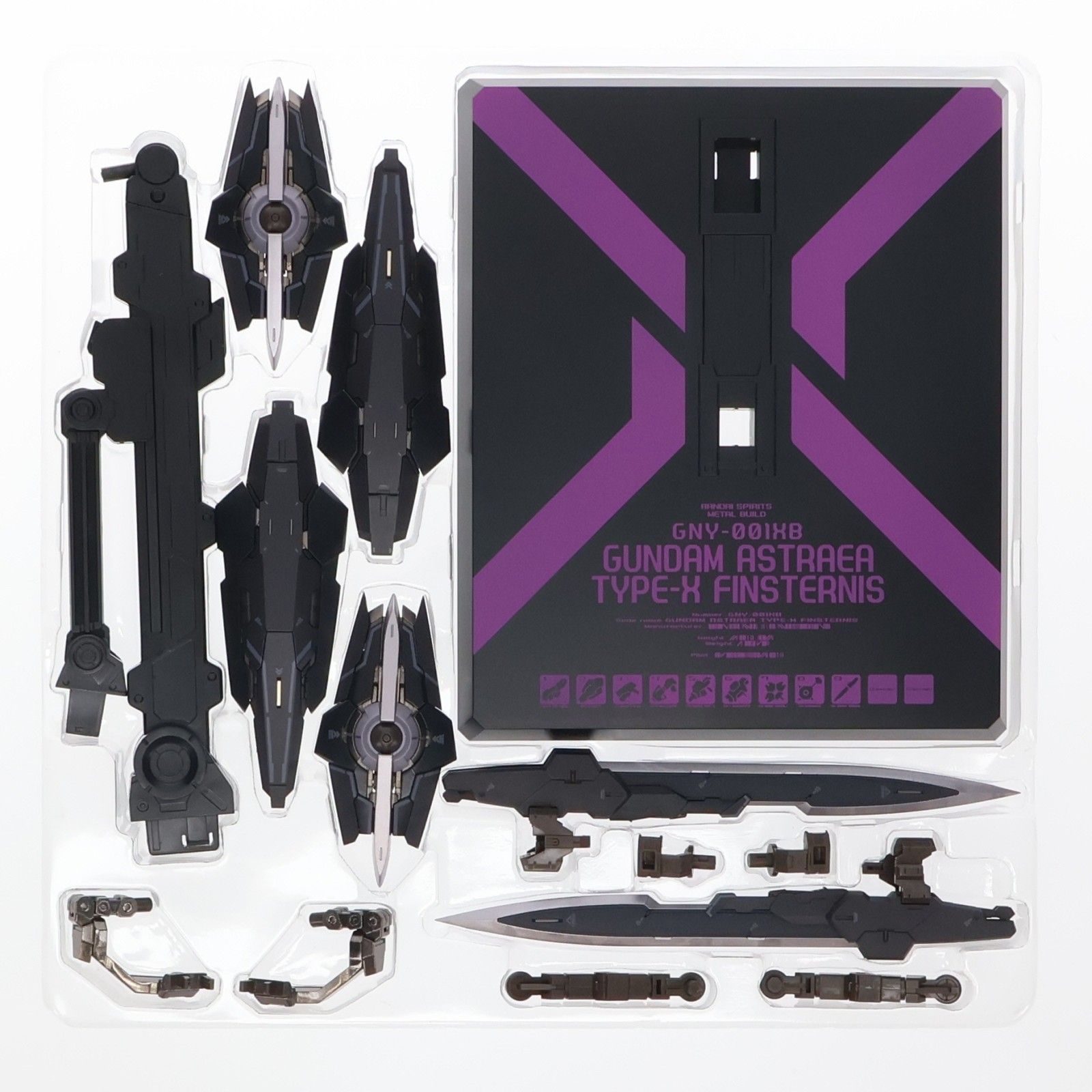 BANDAI - 魂ウェブ商店限定 L BUILD ガンダムアストレアTYPE-Xフィンスターニス 機動戦士ガンダム00(ダブルオー) 完成品 可動フィギュア バンダイスピリッツ 魂ウェブ商店限定 METAL BUILD ガンダムアストレアTYPE-Xフィンスター