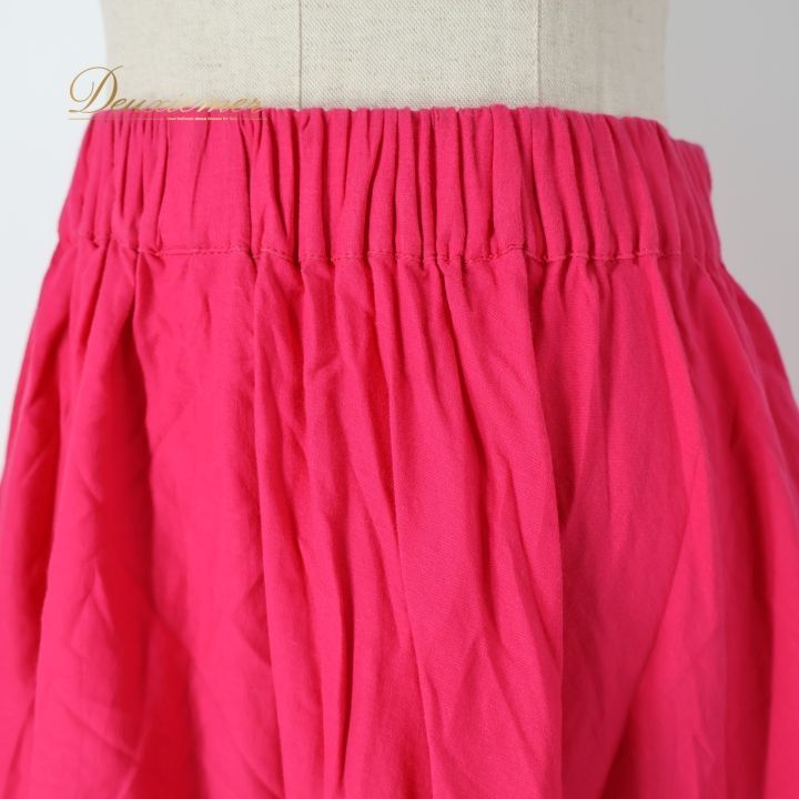 ベリーダンス 衣装 ジプシースカート ピンク系 25ヤード 無地