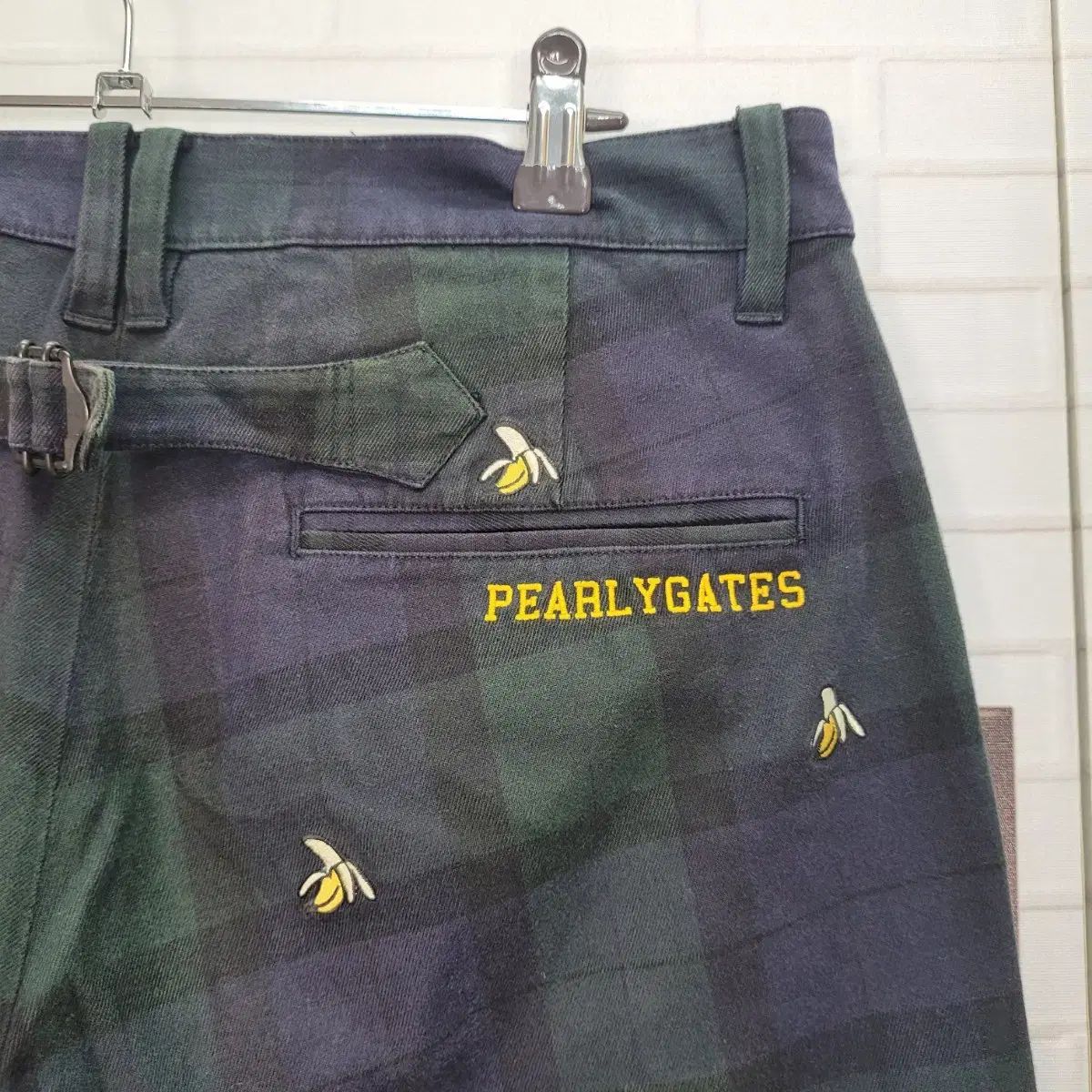 パーリーゲイツ PEARLY GATES - ハーフパンツ ネイビー×レッド 5の通販