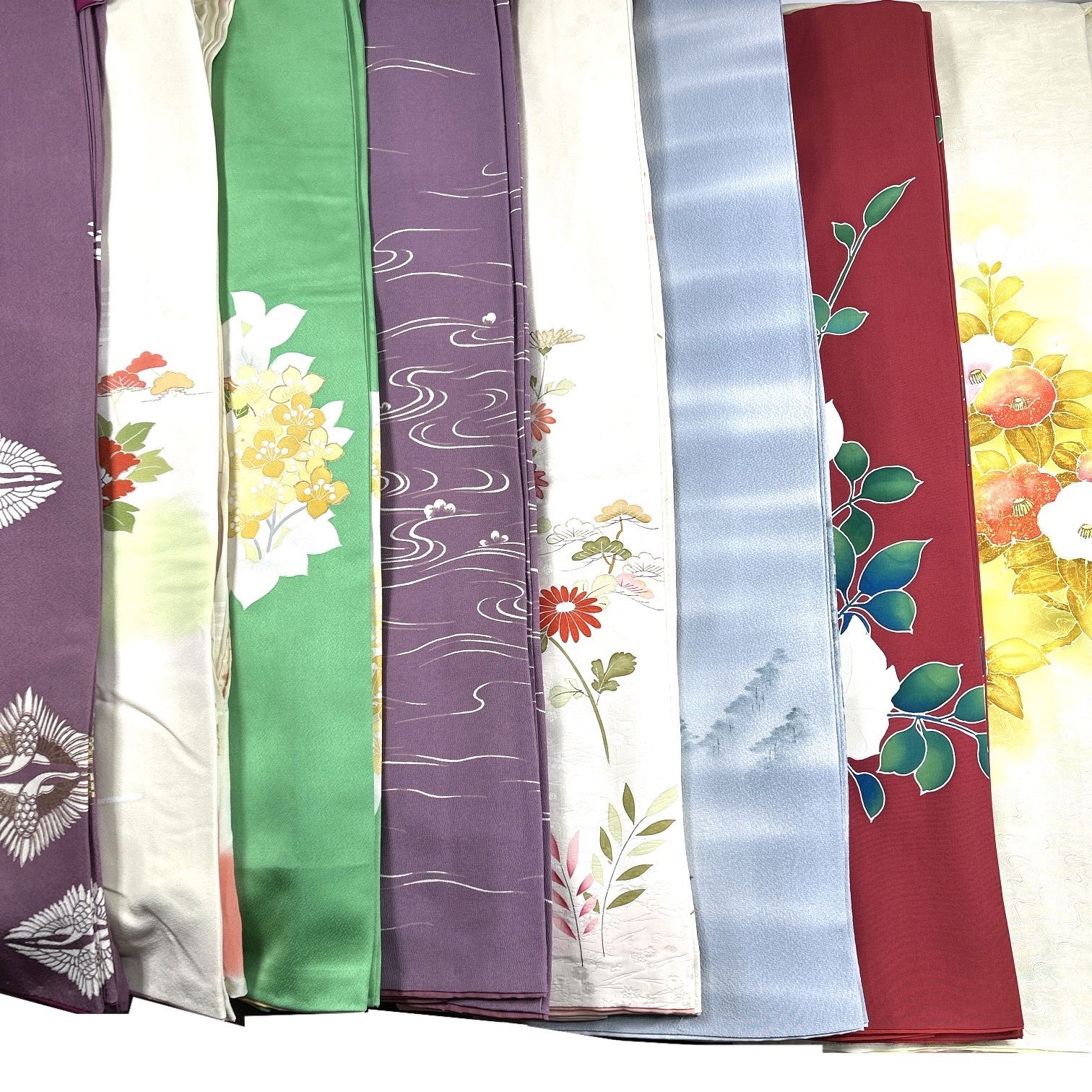 付け下げ 8枚 正絹 着物まとめ売り 同梱購入歓迎 リメイク用 着付け