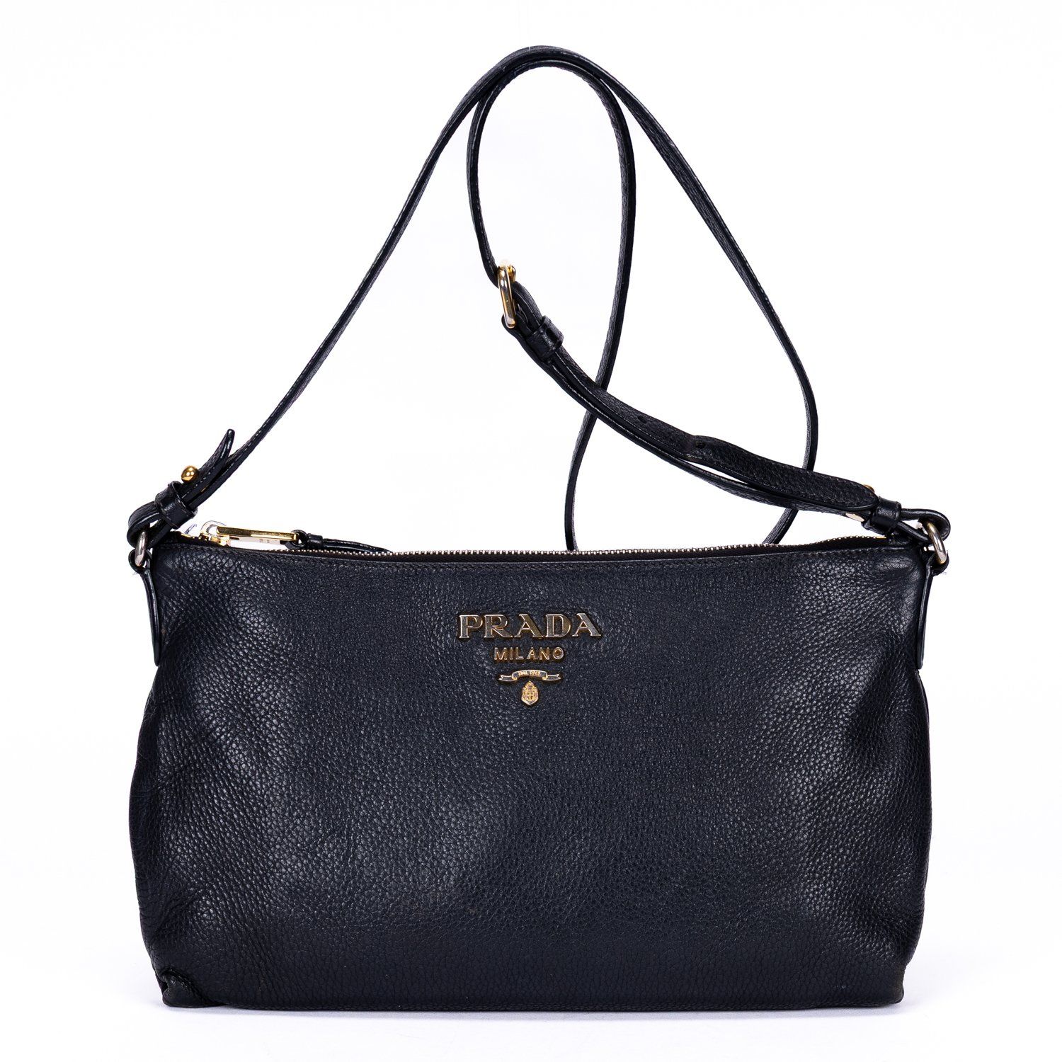 PRADA (プラダ) ブラック プラダ ヴィッテロフェニックス ショルダー 