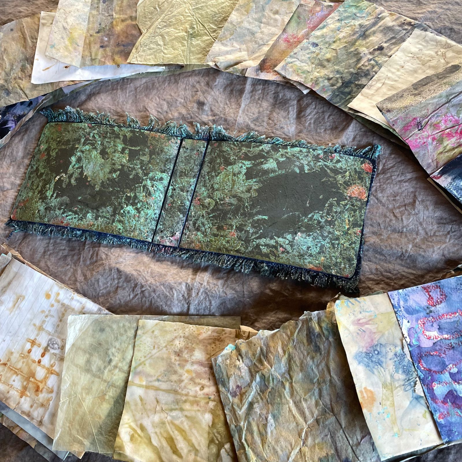 ジャンクジャーナル ここではないどこかの襤褸の本 コラージュ帳