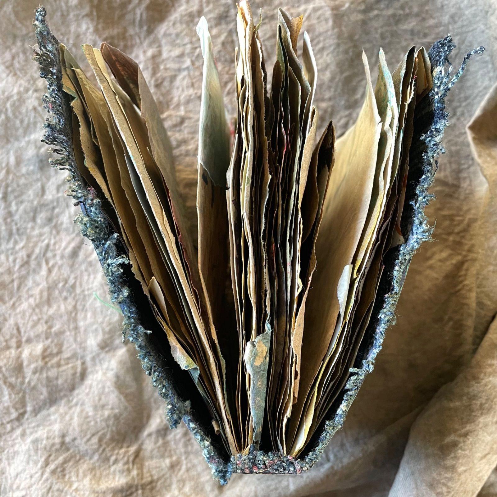 ジャンクジャーナル ここではないどこかの襤褸の本 コラージュ帳