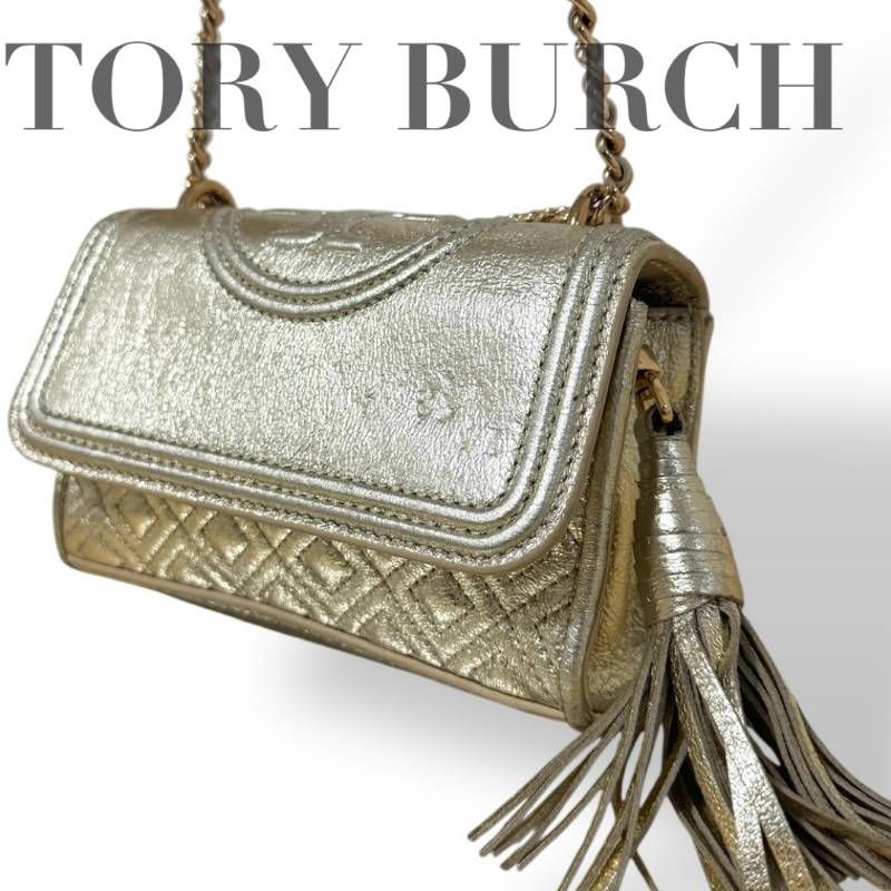 希少☆Tory Burch トリーバーチ☆ショルダーバッグ 斜め掛け タッセル
