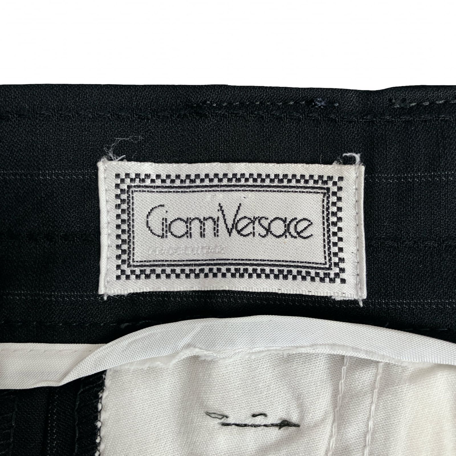 GIANNI VERSACE ジャンニヴェルサーチ ストライプ柄 3タック 
