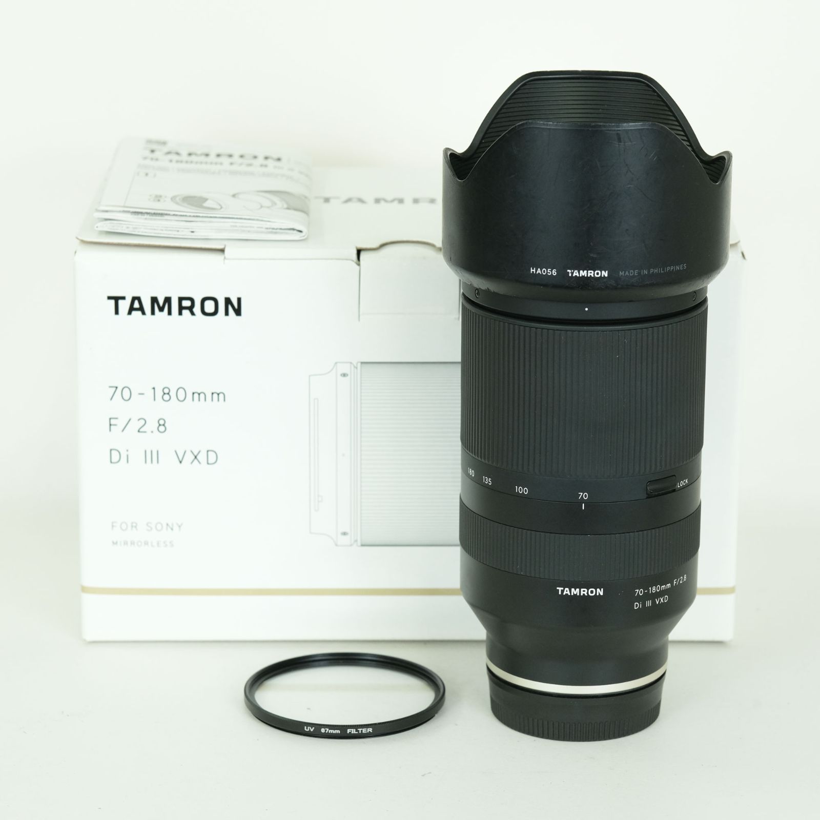 美品 | フィルター付] TAMRON 70-180mm F/2.8 Di III VXD (Model A056