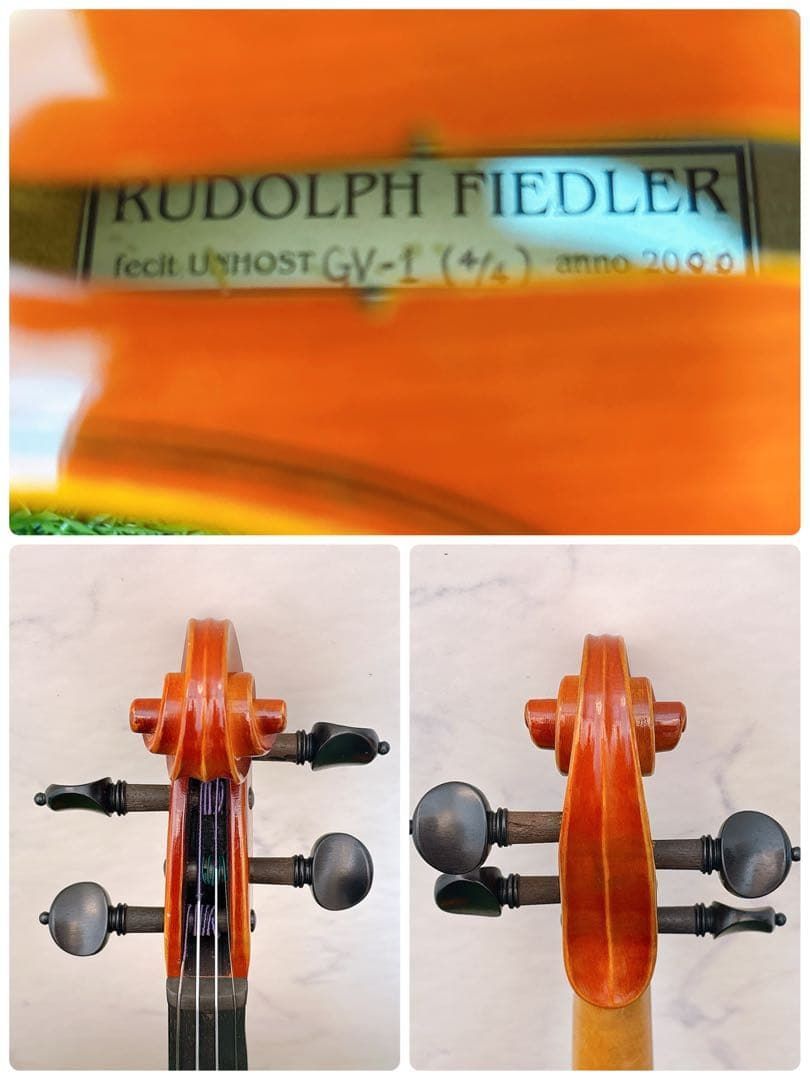 RUDOLPH FIEDLER バイオリン GV-1 4/4 フルサイズ 弦楽器 - メルカリ