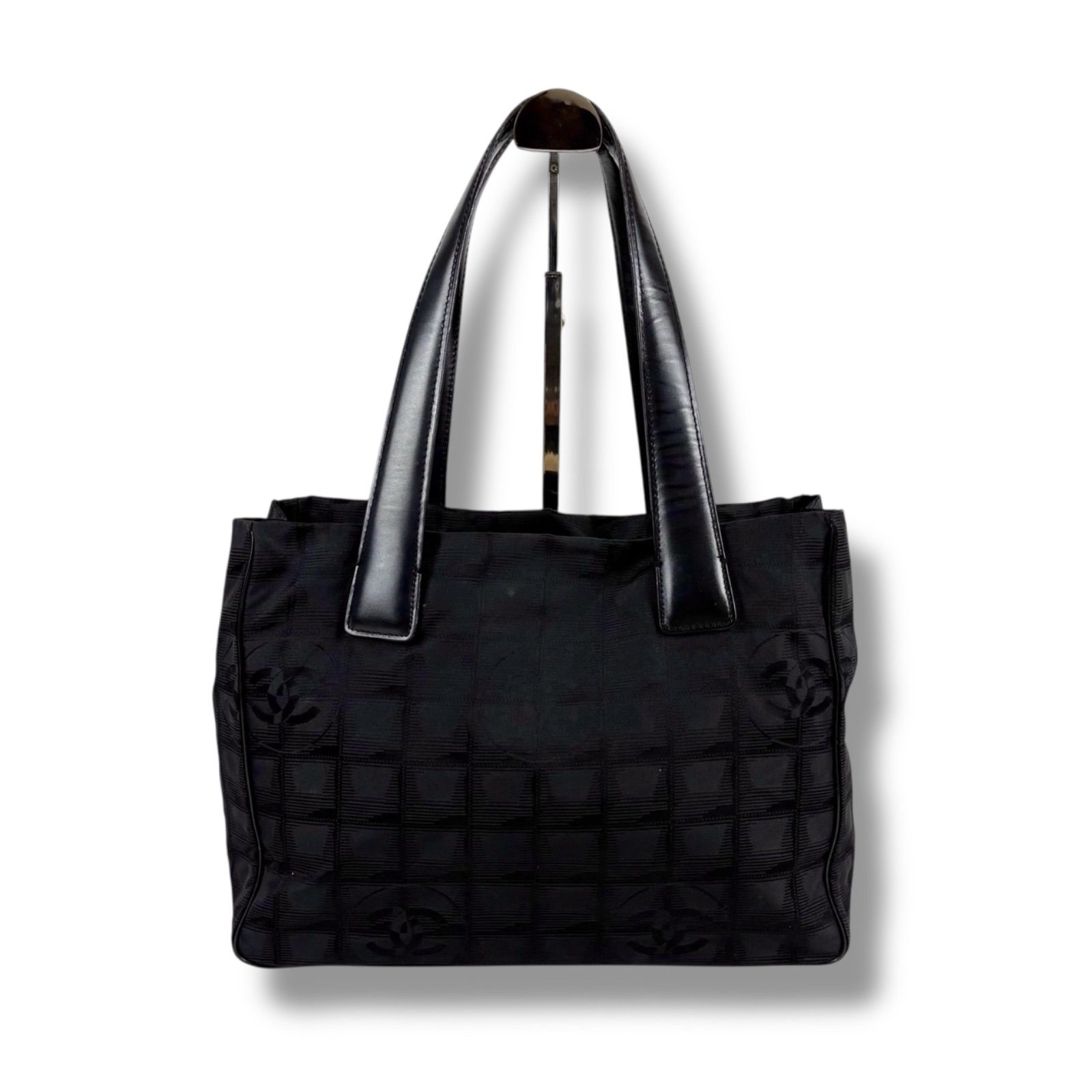 CHANEL シャネル ニュートラベルライン トートバッグ ブラック 黒