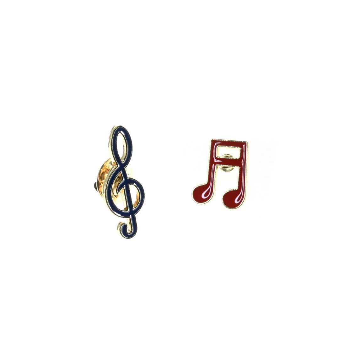 ピンバッジ 音符 ト音記号 えらべるデザイン ワンポイントアクセサリー