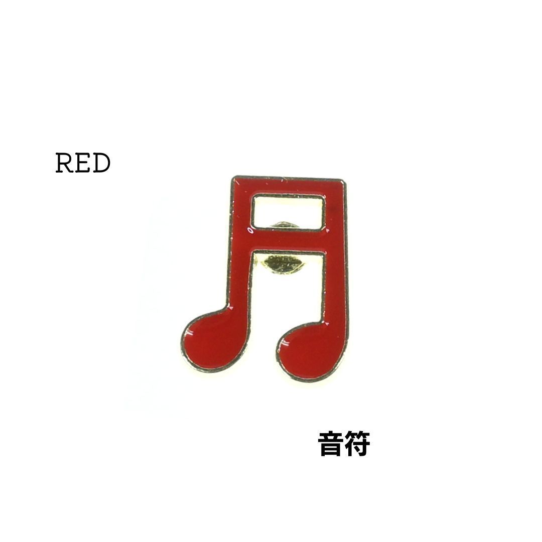 ピンバッジ 音符 ト音記号 えらべるデザイン ワンポイントアクセサリー