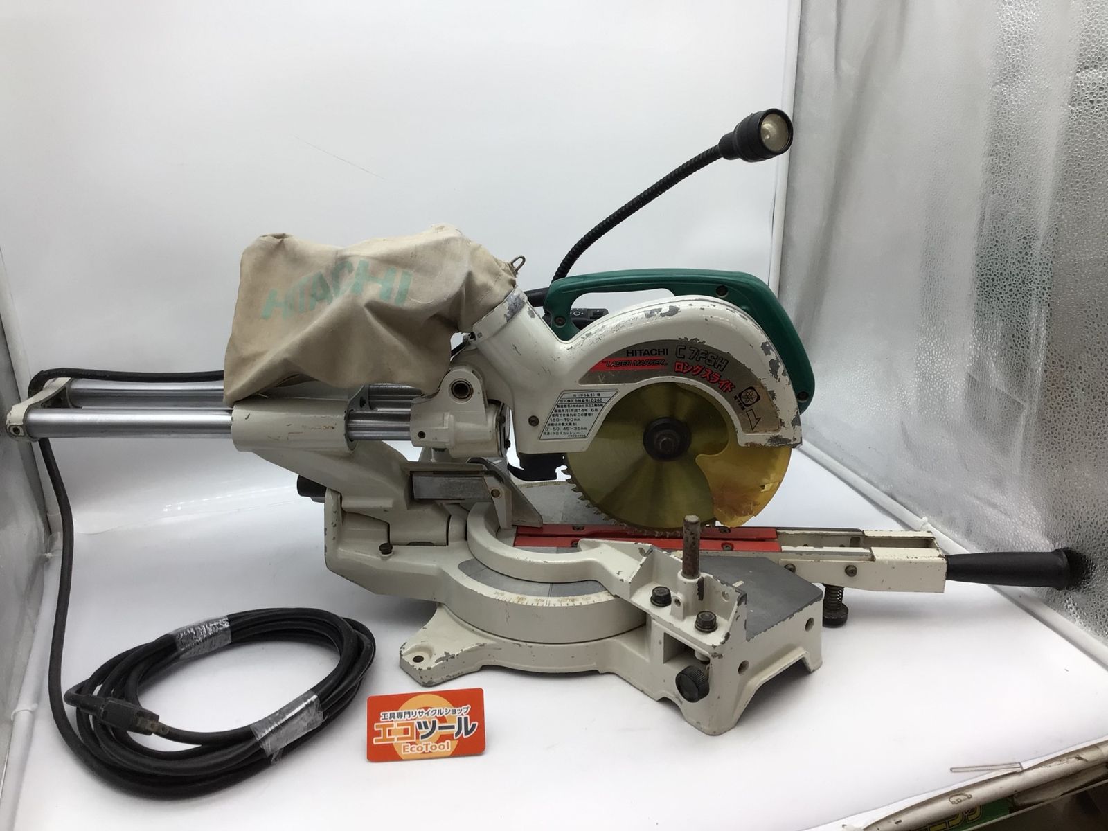 中古品】HITACHI C7FSH 〇 スライド丸ノコ [IT_GZZTK][知立][M04