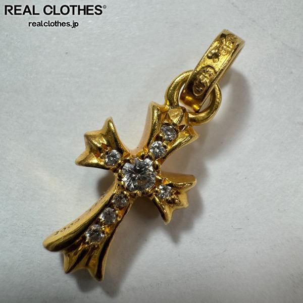 インボイス原本】CHROME HEARTS/クロムハーツ 22K BABY FAT/CHクロス