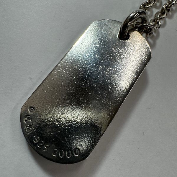 CHROME HEARTS/クロムハーツ レイズドスター ドッグタグ/ペンダント LA