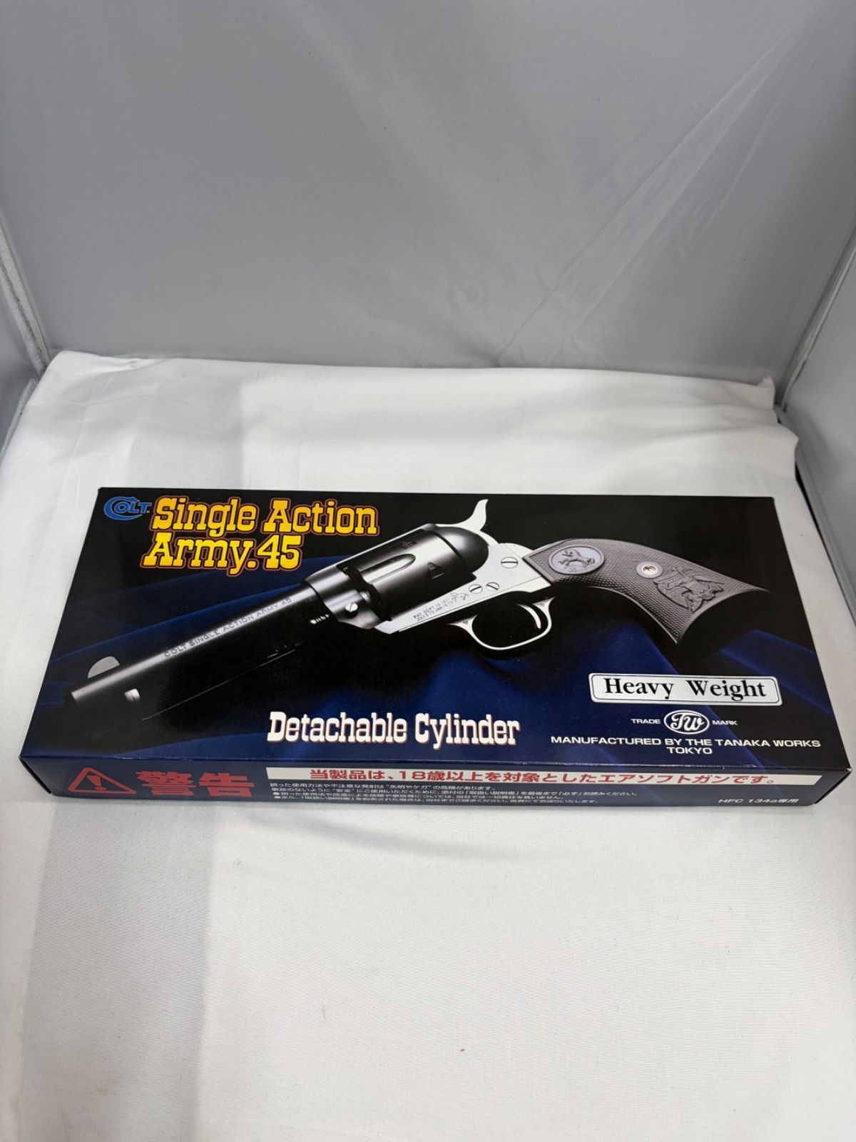タナカ COLT S.A.A.45 エアソフトガン ホワイトパール シルバー