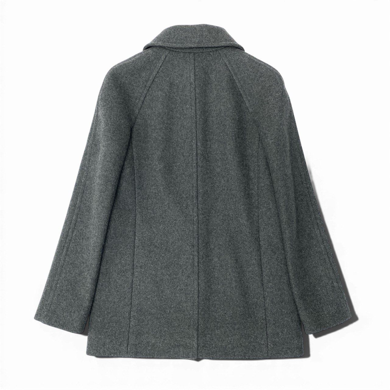 47b4 【美品】 Vintage CELINE セリーヌ ステンカラーコート ウール