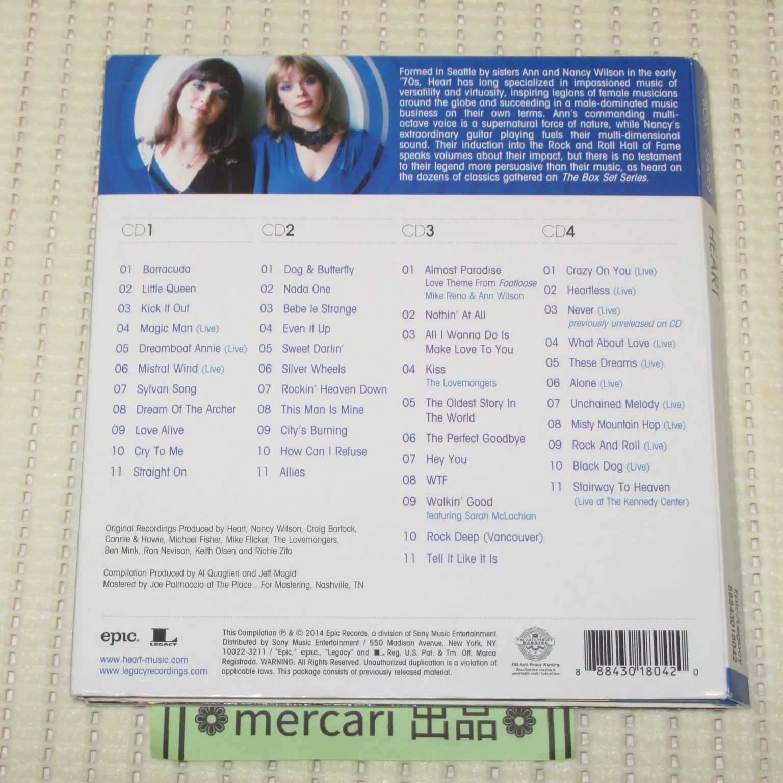 CD THE BOX SET SERIES 4CDs HEART ハート ☆ - メルカリ