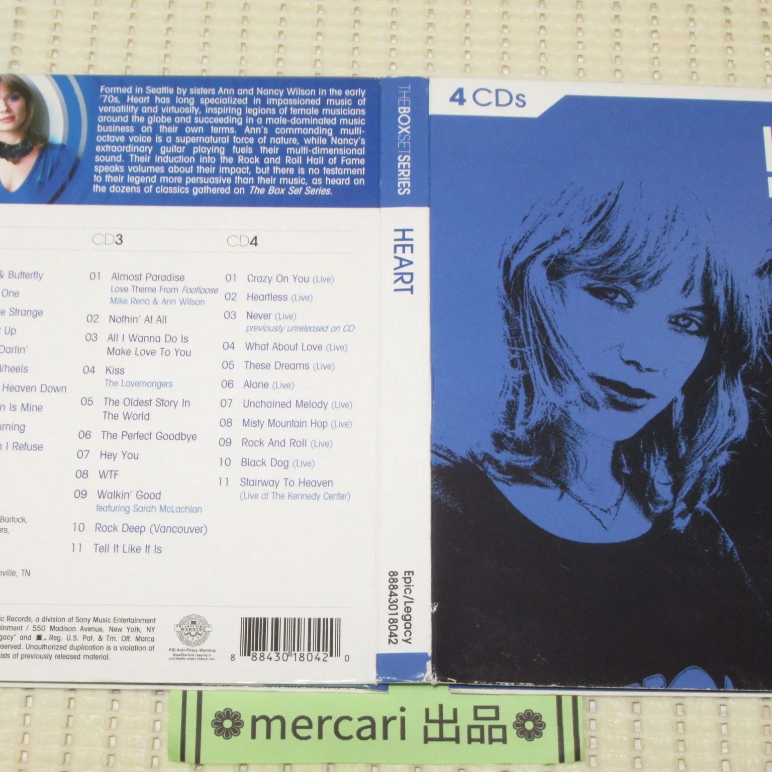 CD THE BOX SET SERIES 4CDs HEART ハート ☆ - メルカリ