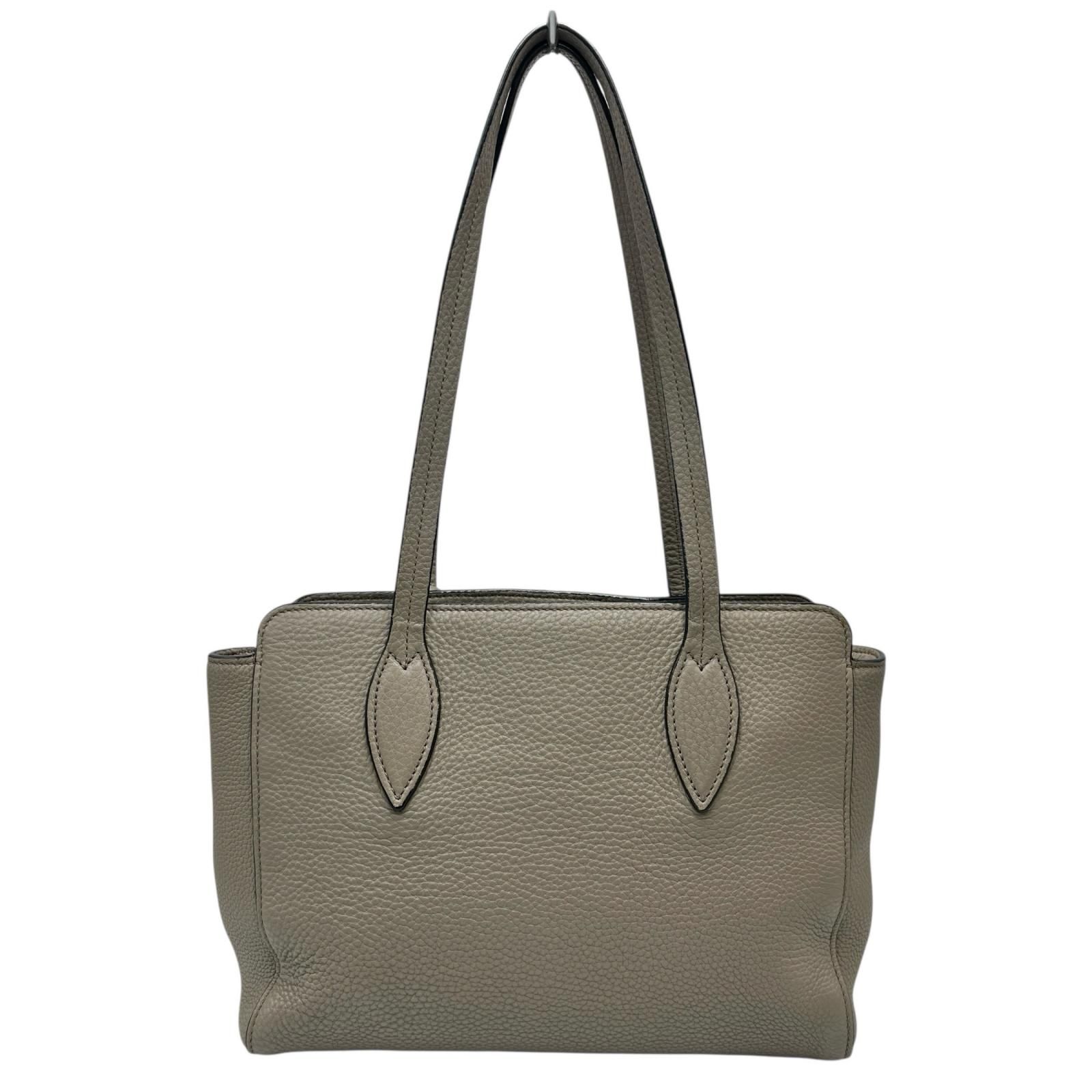 プラダ PRADA トートバッグ 1BG112 レザー グレージュ レディース