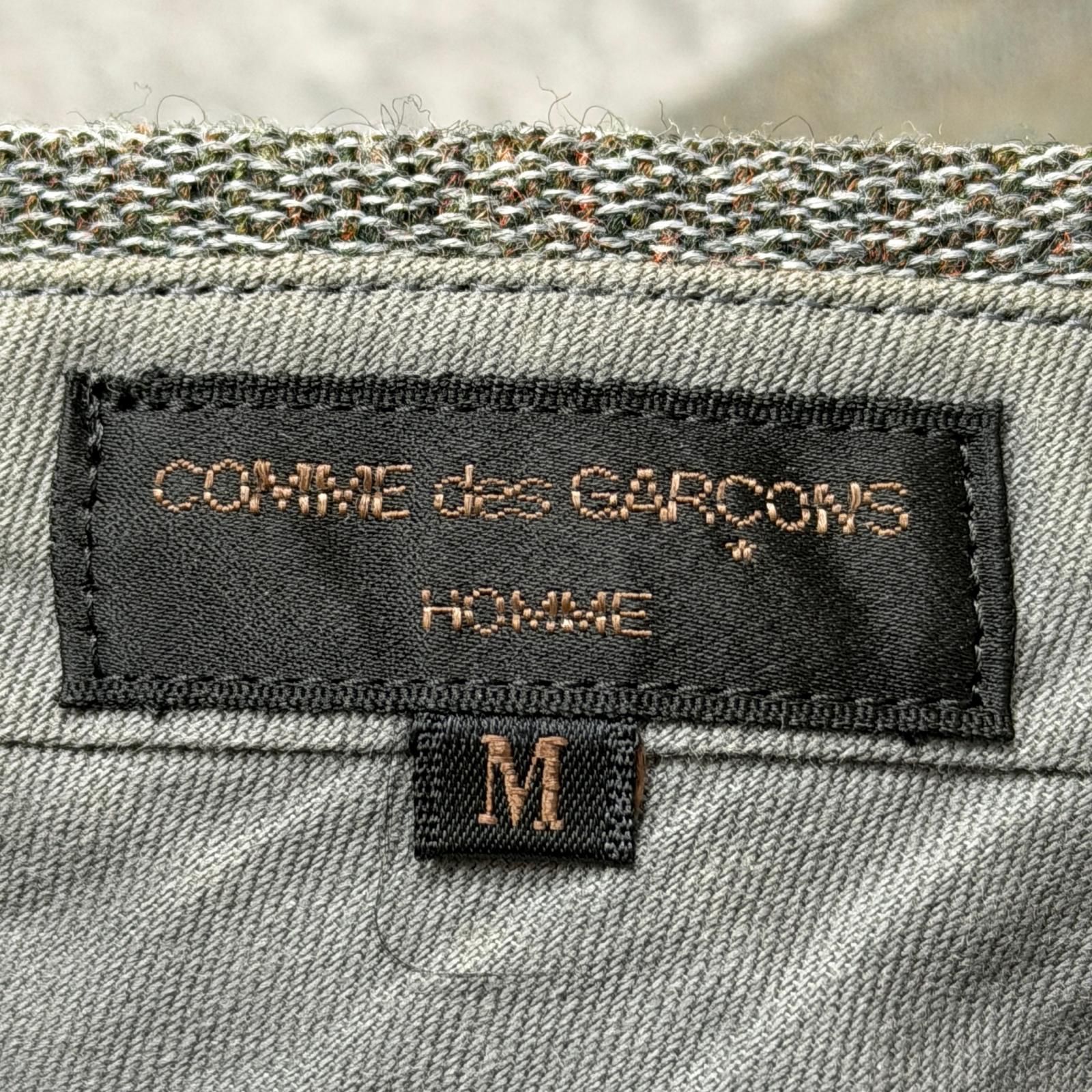 COMME des GARCONS HOMME ウールポリスラックスパンツ アーカイブ 田中